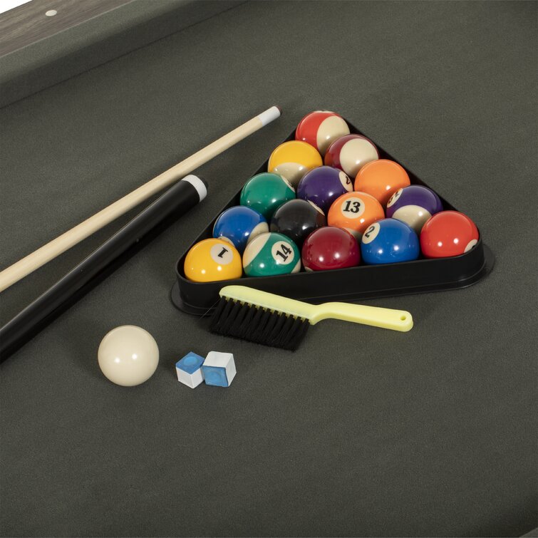 7' 3-in-1 Combination Table Includes Billiards, Table Tennis, & Dining Table